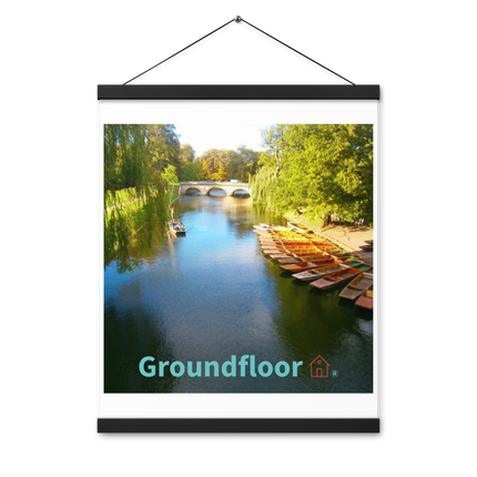 Beautiful Nature Poster with hangers with Groundfloor with House Logo