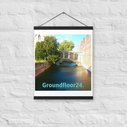 Beautiful Canel Poster with hangers with Groundfloor24 without House Logo