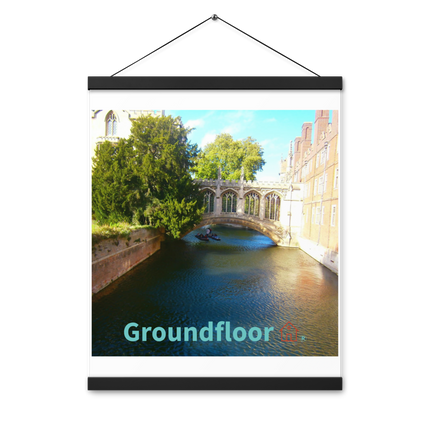 Beautiful Canel Poster with hangers with Groundfloor with House Logo