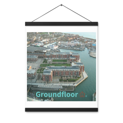 Nice City Poster with hangers with Groundfloor with House Logo