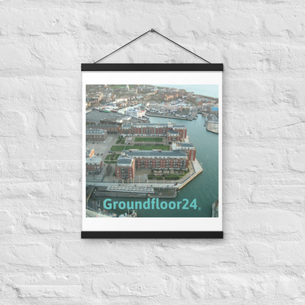 Nice City Poster with hangers with Groundfloor24 without House Logo