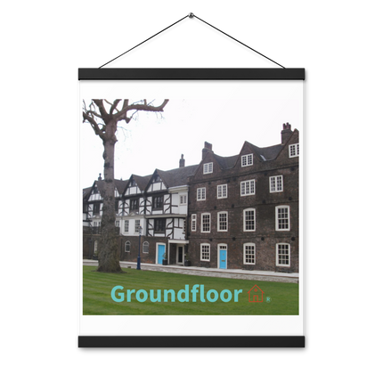 Beautiful Palace Poster with hangers with Groundfloor with House Logo