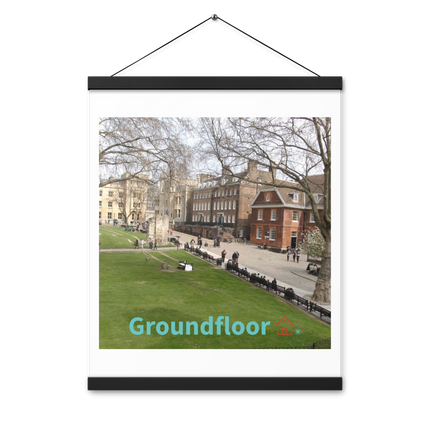 Beautiful Park Poster with hangers with Groundfloor with House Logo