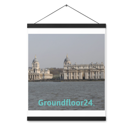 Riverside Beauty Poster with hangers with Groundfloor24 without House Logo