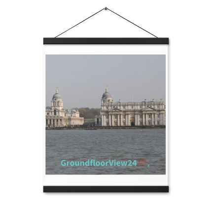 Riverside Beauty Poster with hangers with groundfloorview24 with House Logo