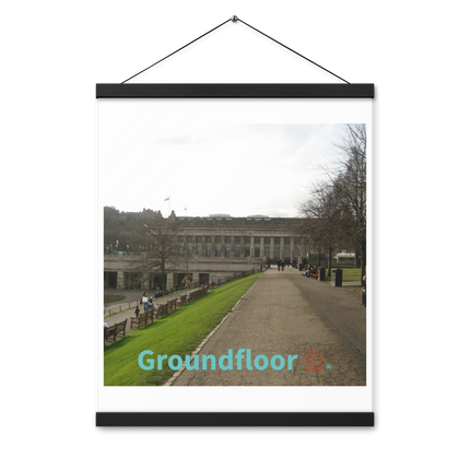 Majestic Palace Poster with hangers with Groundfloor with House Logo