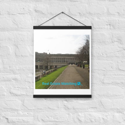 Majestic Palace Poster with hangers with realestatematching with key Logo