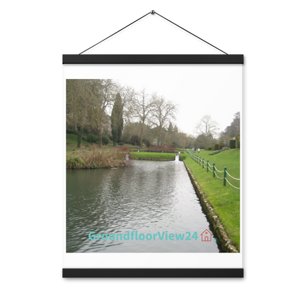 Lakeside Beauty Poster with hangers with groundfloorview24 with House Logo