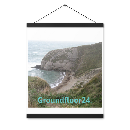 Sea & Hills Poster with hangers with Groundfloor24 without House Logo