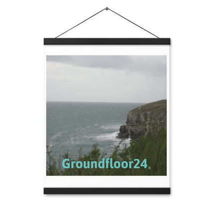 Seaside Serenity Palace Poster with hangers with Groundfloor24 without House Logo