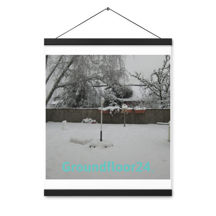 Winter Wonderland Poster with hangers with Groundfloor24 without House Logo