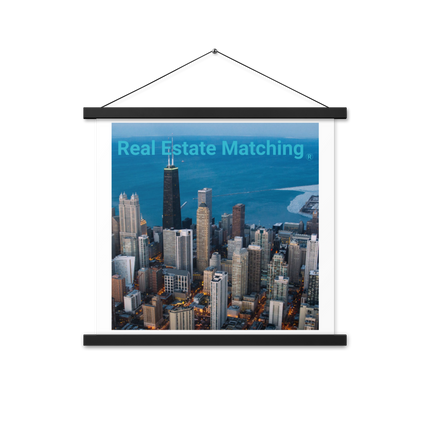 Beutiful Sinari Poster with hangers with Real Estate Matching Logo