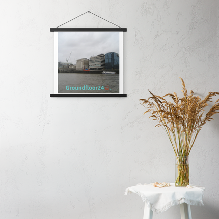 Beautiful Place Poster with hangers with Groundfloor24 Logo