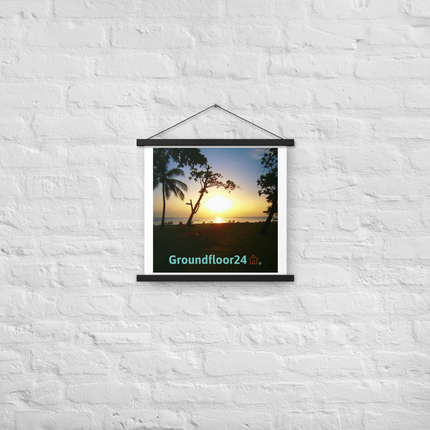Beautiful Sea View Poster with hangers with Groundfloor24 without House Logo