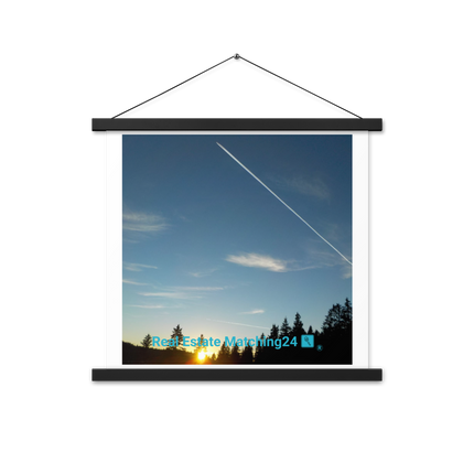 Attractive Sinari Poster with hangers with realestatematching24 with key Logo