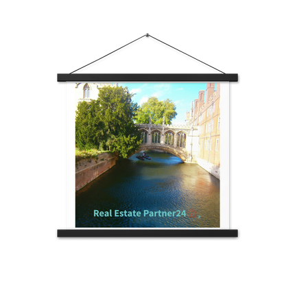 Beautiful Canel Poster with hangers with realestatepartner24 with house Logo