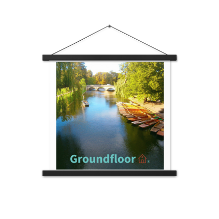 Beautiful Nature Poster with hangers with Groundfloor with House Logo