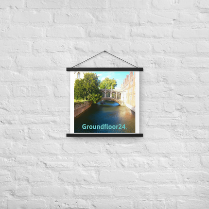Beautiful Canel Poster with hangers with Groundfloor24 without House Logo