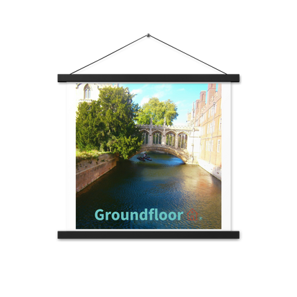 Beautiful Canel Poster with hangers with Groundfloor with House Logo