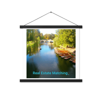 Beautiful Nature Poster with hangers with realestatematching without key Logo