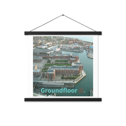 Nice City Poster with hangers with Groundfloor with House Logo