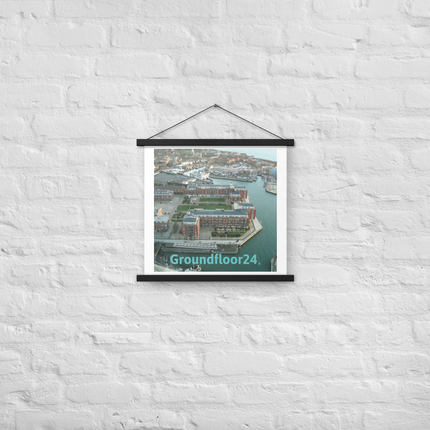 Nice City Poster with hangers with Groundfloor24 without House Logo