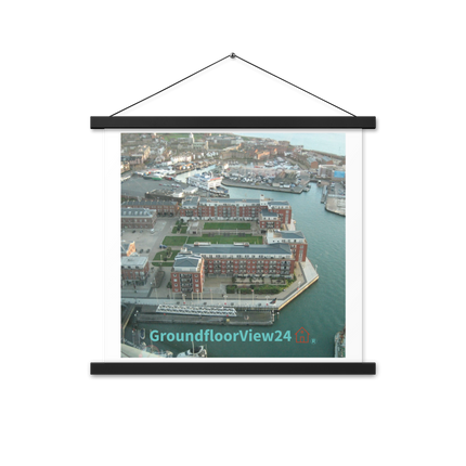 Nice City Poster with hangers with groundfloorview24 with House Logo