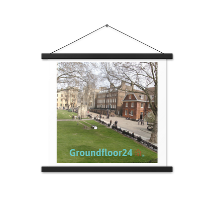 Beautiful Park Poster with hangers with Groundfloor24 with House Logo