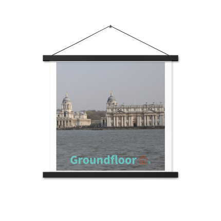 Riverside Beauty Poster with hangers with Groundfloor with House Logo