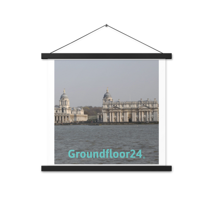 Riverside Beauty Poster with hangers with Groundfloor24 without House Logo