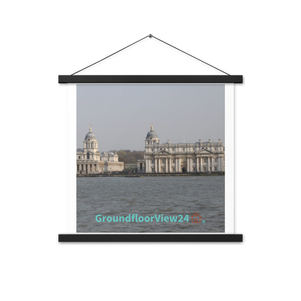 Riverside Beauty Poster with hangers with groundfloorview24 with House Logo