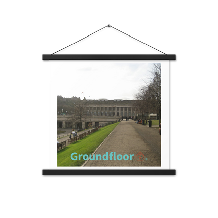 Majestic Palace Poster with hangers with Groundfloor with House Logo