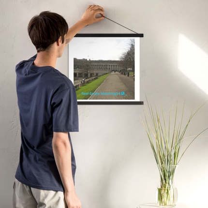 Majestic Palace Poster with hangers with realestatematching24 with key Logo