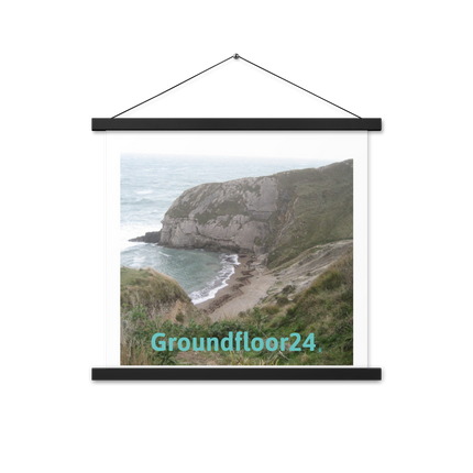 Sea & Hills Poster with hangers with Groundfloor24 without House Logo