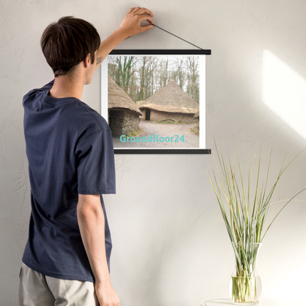 Village Charm Poster with hangers with Groundfloor24 without House Logo