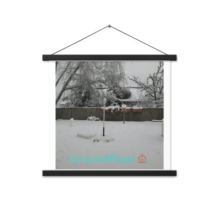 Winter Wonderland Poster with hangers with Groundfloor with House Logo