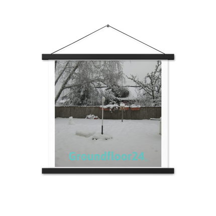 Winter Wonderland Poster with hangers with Groundfloor24 without House Logo
