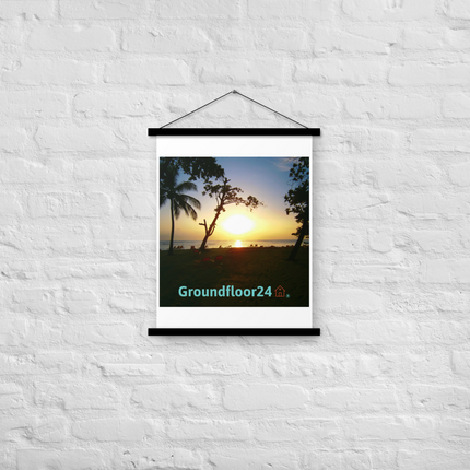 Beautiful Sea View Poster with hangers with Groundfloor24 without House Logo