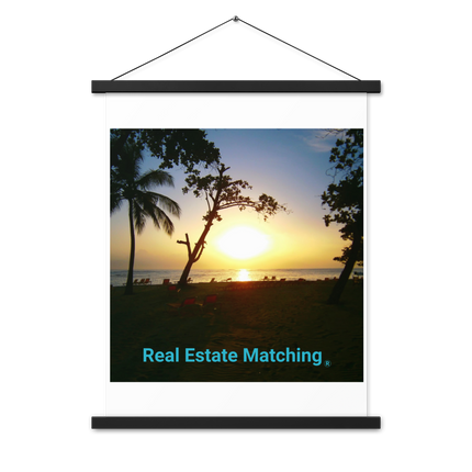 Beautiful Sea View Poster with hangers with realestatematching without key Logo