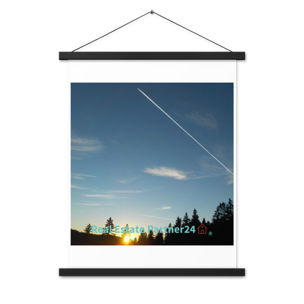 Attractive Sinari Poster with hangers with realestatepartner24 with house Logo