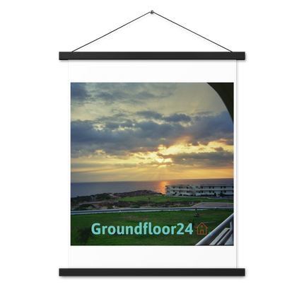 Natural View Poster with hangers with Groundfloor24 with House Logo