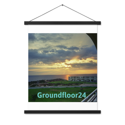Natural View Poster with hangers with Groundfloor24 without House Logo