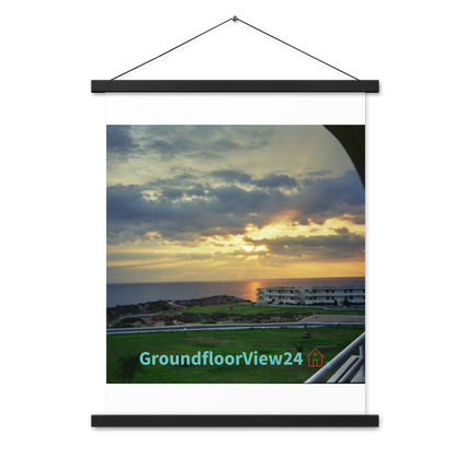 Natural View Poster with hangers with groundfloorview24 with House Logo