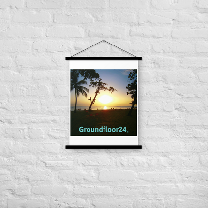 Beautiful Sea View Poster with hangers with Groundfloor24 without House Logo