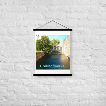 Beautiful Canel Poster with hangers with Groundfloor24 without House Logo