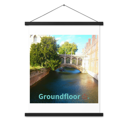Beautiful Canel Poster with hangers with Groundfloor with House Logo