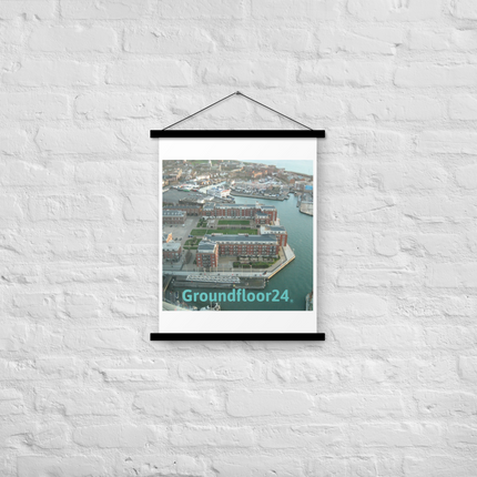 Nice City Poster with hangers with Groundfloor24 without House Logo