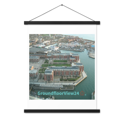 Nice City Poster with hangers with groundfloorview24 with House Logo