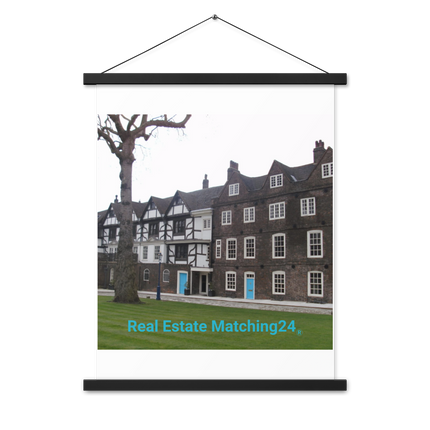 Beautiful Palace Poster with hangers with realestatematching24 without key Logo