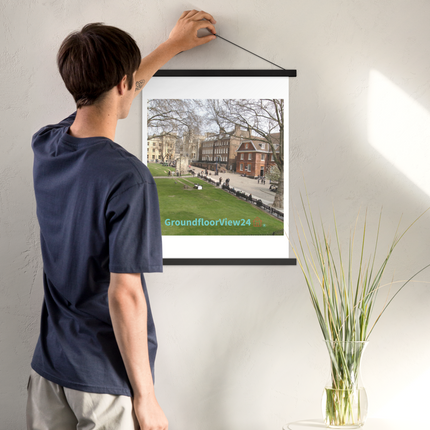 Beautiful Park Poster with hangers with groundfloorview24 with House Logo